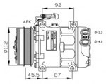 FC1967 Compressor, air conditioning 6453SV 504005418 CITROEN JUMPER Box 2006-